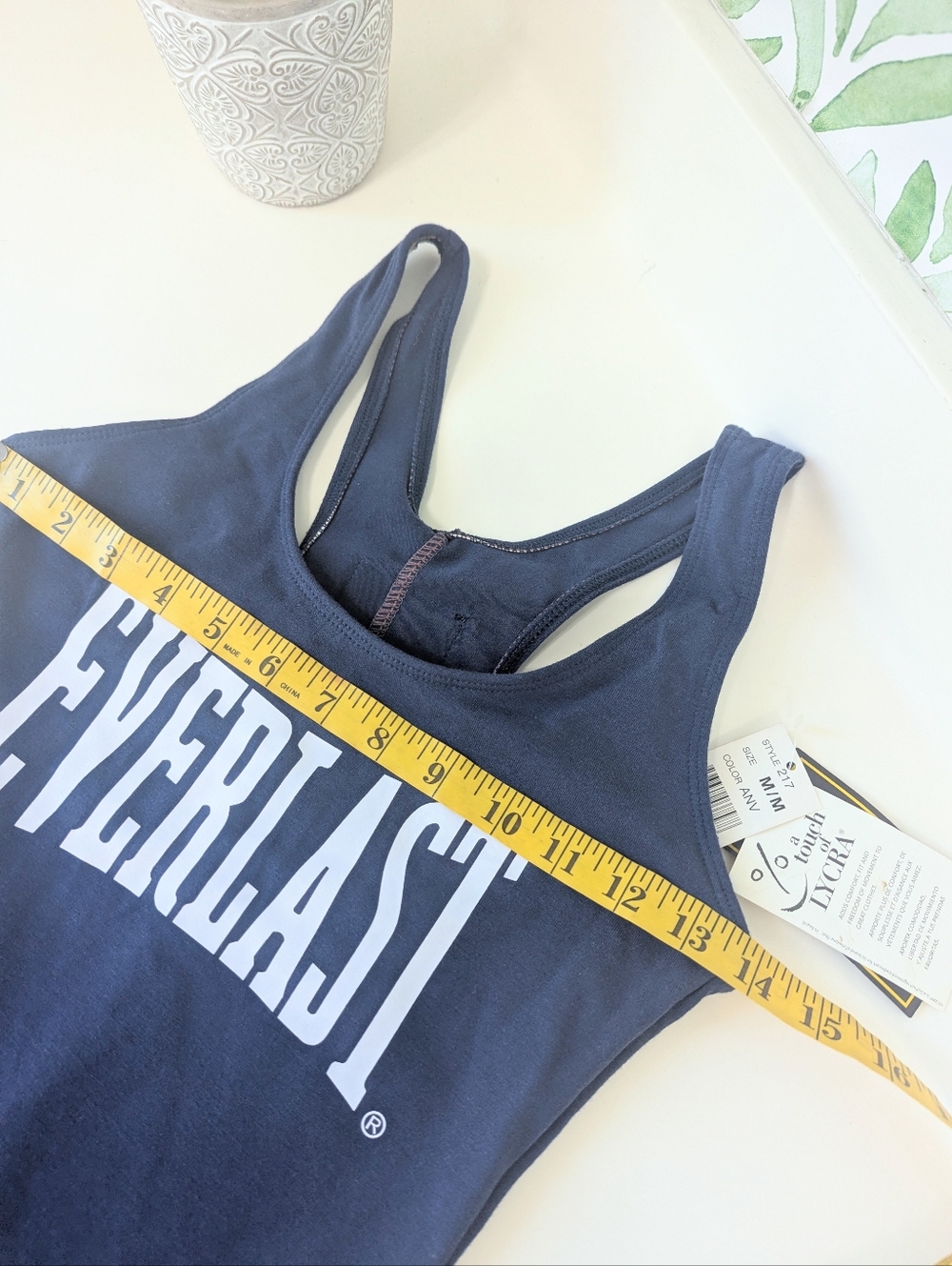 Everlast Navy Blue Athletic Tank Romper Singlet Medium - Picture 11 of 14